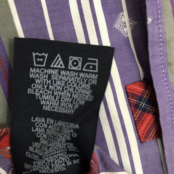 Robert Graham Button Up- Large- Striped/Plaid - Picture 7 of 9